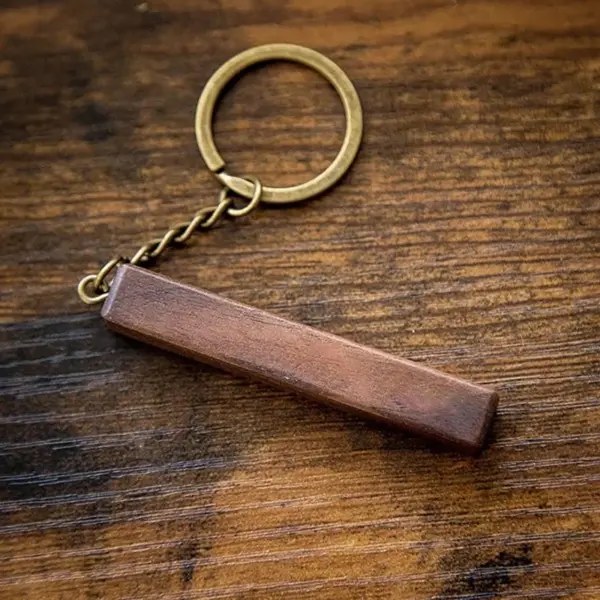 5 PCS Walnut Keychain Blanks for DIY Engraving - Image 4