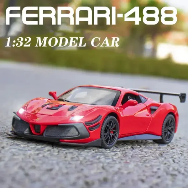 1:32 Ferrari 488 Diecast Alloy Car Model