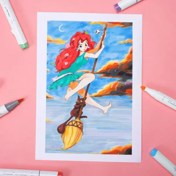 320 Colors Alcohol Art Marker Set with Blender - Image 2