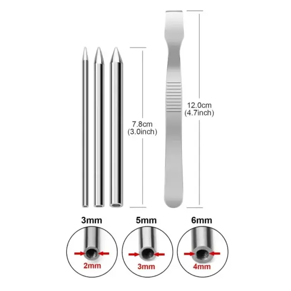 Stainless Steel Paracord Needle Set 4-10 Pieces - Image 9