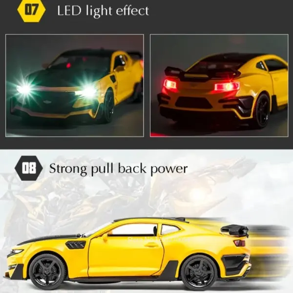 1/32 Scale Camaro Diecast Model Car with Sound - Image 4