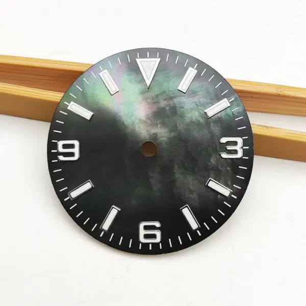 28.5mm Green Luminous Watch Dial for NH35 - Image 10
