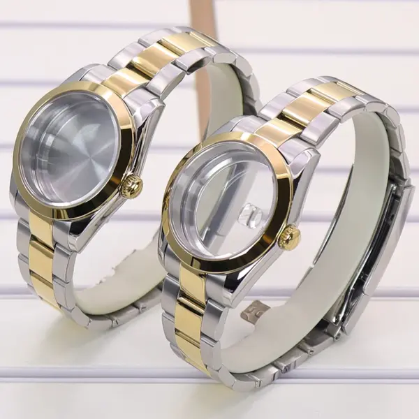 Luxury 36mm 40mm Watch Case and Band Parts