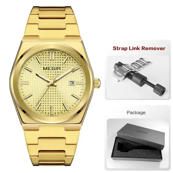 MEGIR MS1086G-2 Analog Quartz Men's Watch - Image 11