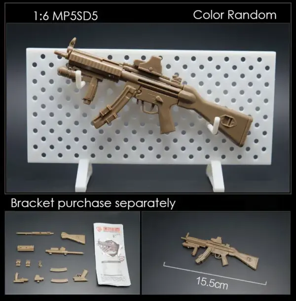 1/6 Scale MP5 MP40 MP7 UZI Plastic Gun Kit - Image 10