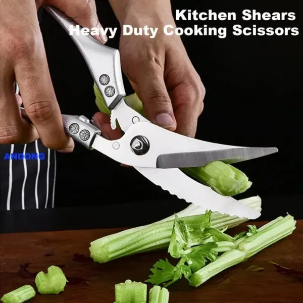 Stainless Steel Kitchen Poultry Shears Set - Image 3