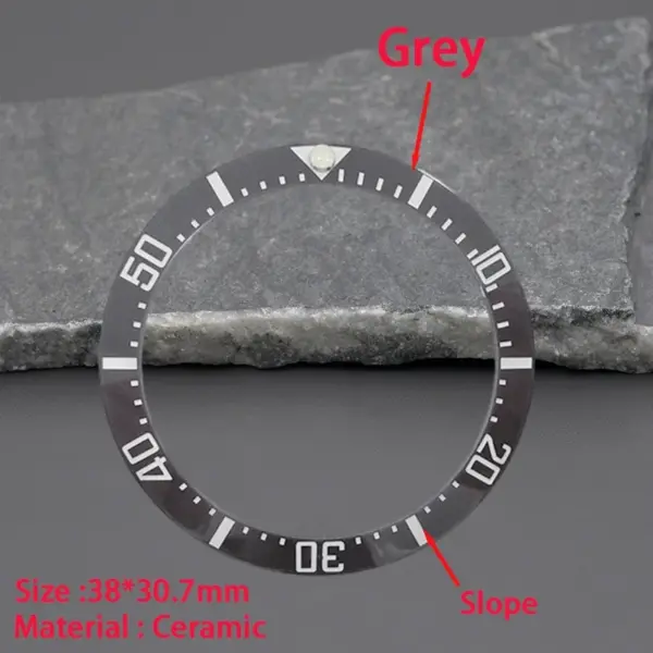 Gray Ceramic Bezel Insert for Omega Watches - Image 34