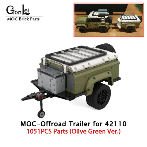 MOC Trailer Building Kit for 42110 Defender - Image 7