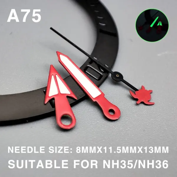 Green Luminous Watch Hands for NH35/36 Movement - Image 14
