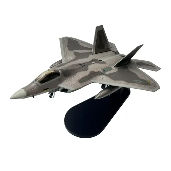 1:100 Scale Diecast F-22 Raptor Model - Image 5