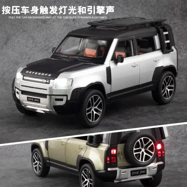 1:24 Land Rover Defender Diecast Model Car - Image 3