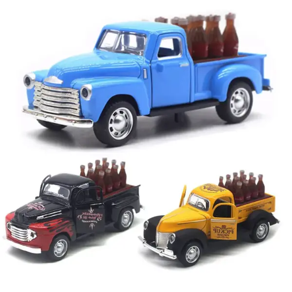 1:32 Scale Vintage Diecast Pickup Truck Model - Image 2