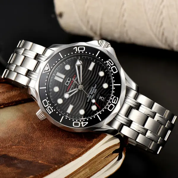 42mm Waterproof Mechanical Men's Dive Watch