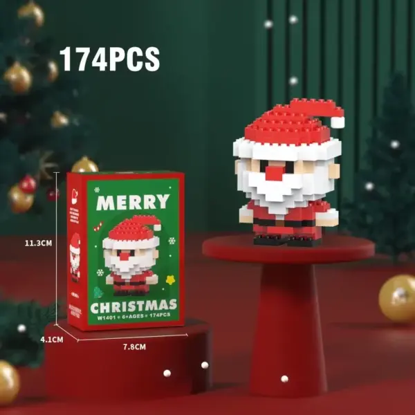 Santa Claus Micro Building Block Decoration - Image 10