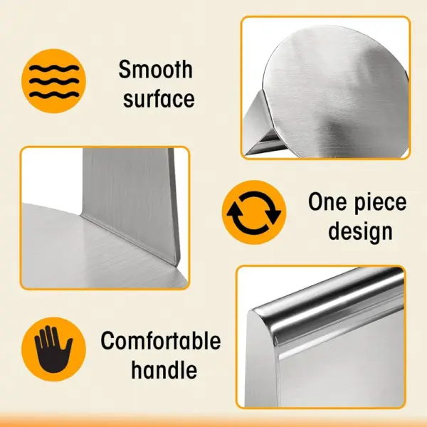 Stainless Steel Hamburger Meat Press 5.5 Inch - Image 3