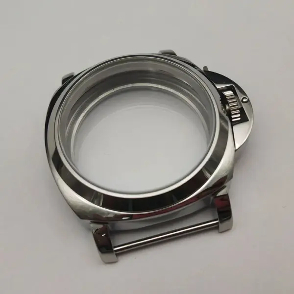 Polished Stainless Steel Watch Case 44mm - Image 4