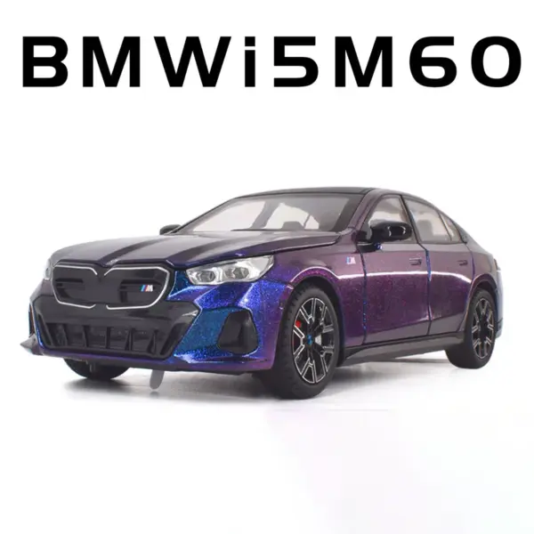 1:24 BMW I5 M60 Diecast Alloy Model Car - Image 12