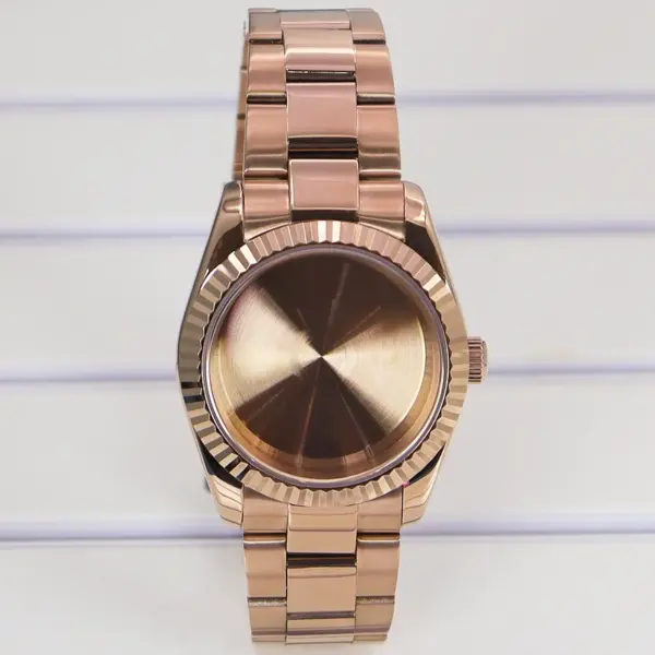 Rose Gold Luxury Watch Cases for Seiko Miyota - Image 10