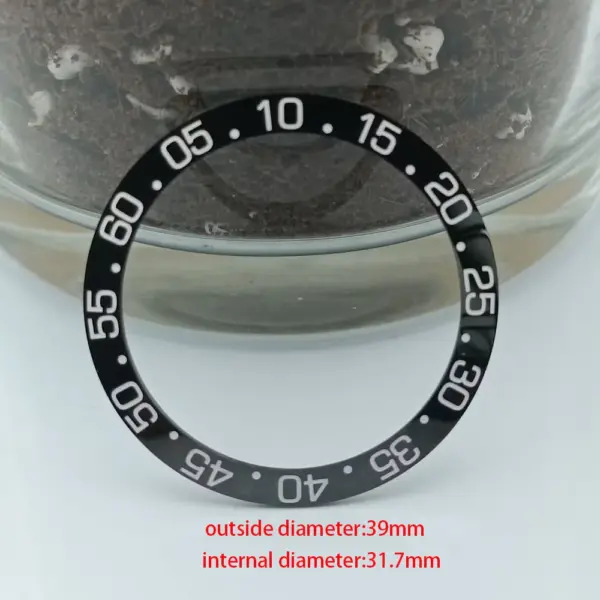 Ceramic Sloping Bezel Insert for Watch Replacement - Image 8