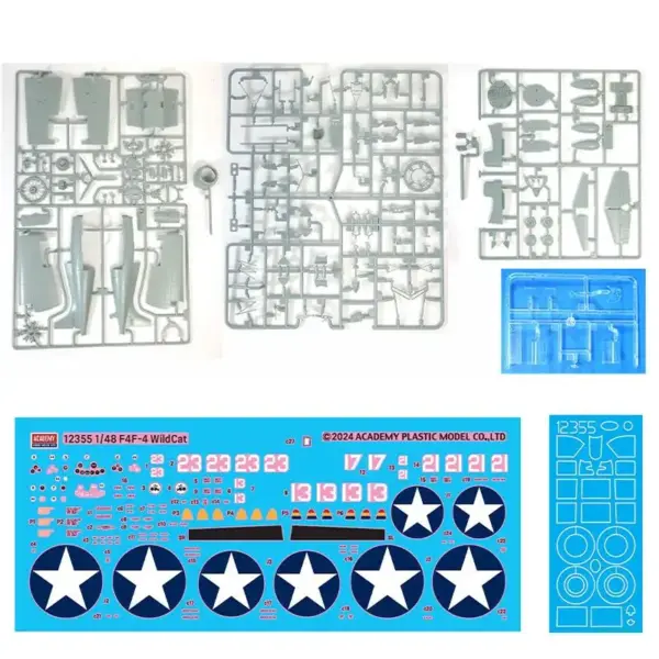 F4F-4 Wildcat 1/48 Model Kit by Academy - Image 4