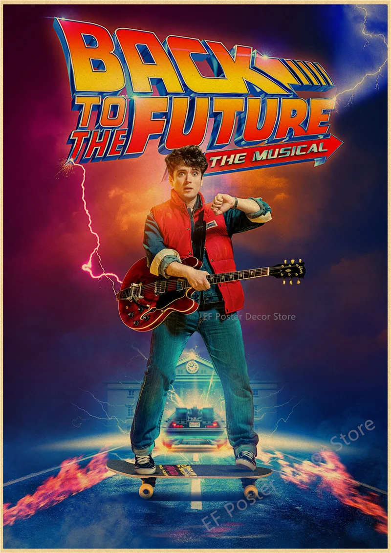 Vintage Back To The Future Movie Poster Print 33 Vintage Back To The Future Movie Poster Print - Image 33