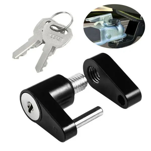 Zinc Alloy Trailer Hitch Coupler Lock 1pc - Image 2