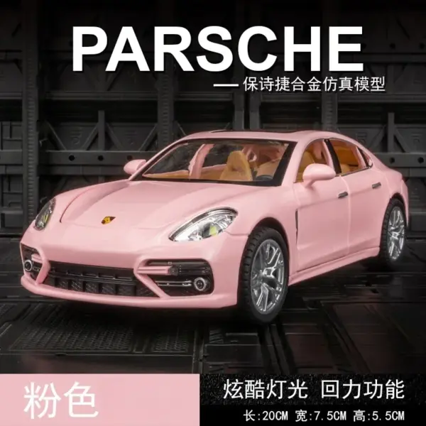 1:24 Diecast Porsche Panamera Model Car - Image 9