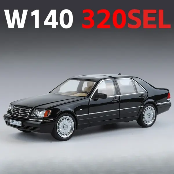 1/24 Alloy W140 320 SEL Diecast Model Car - Image 7