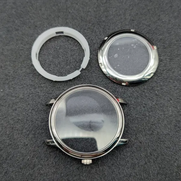 Polished Stainless Steel Watch Case 40.5mm - Image 2