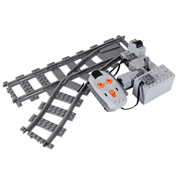 Flexible Building Block Train Tracks Set - Image 58