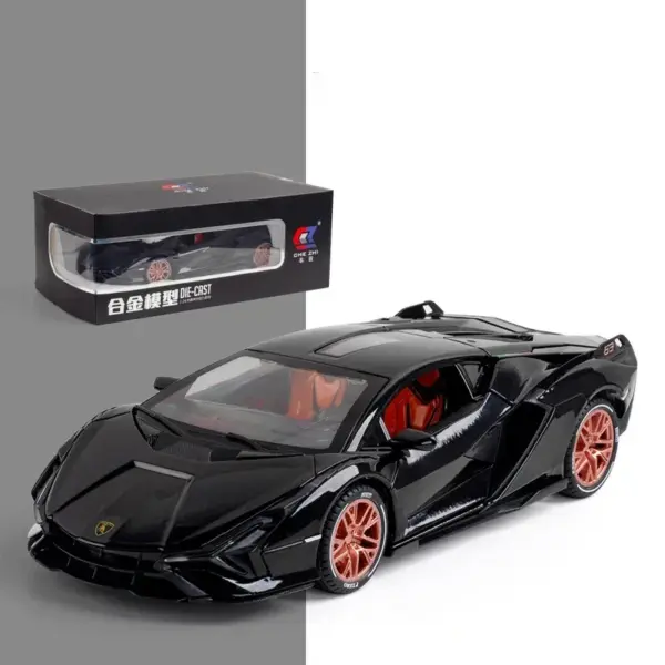 1:24 Lamborghini Sian Diecast Model Car - Image 9