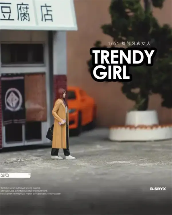 1:64 Scale Resin Fashion Girl Action Figure - Image 2
