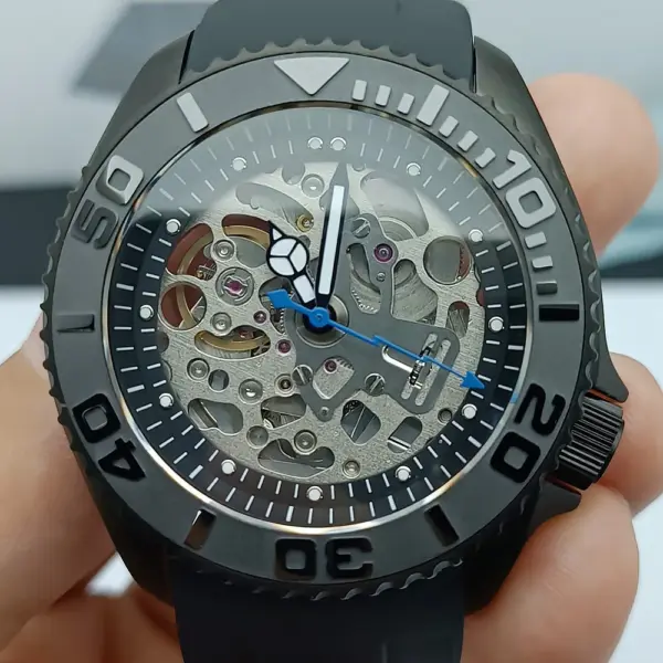 40.5mm Waterproof Mechanical Watch with Sapphire Glass - Image 7