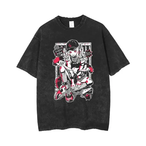 Gothic Printed Oversized T-Shirt for Men - Image 3