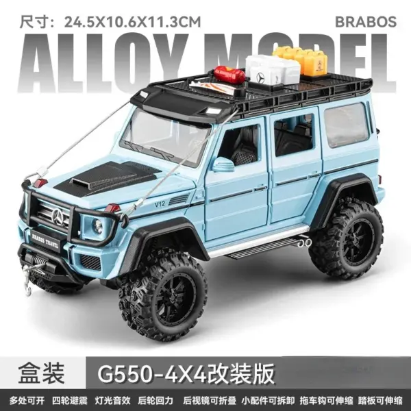 1:24 Mercedes-Benz BRABUS G550 Diecast Model - Image 7