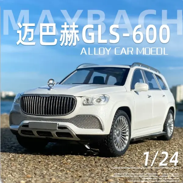 1:24 Maybach GLS600 Alloy Diecast Model Car