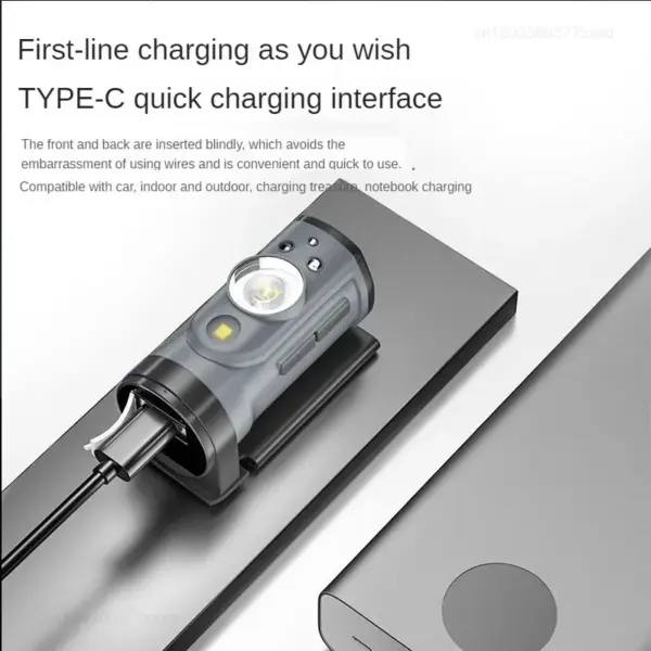 Rechargeable LED Clip Lamp for Fishing and Camping - Image 5