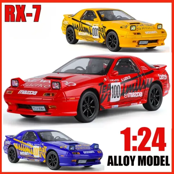 1:24 Mazda RX7 FC Diecast Model Car