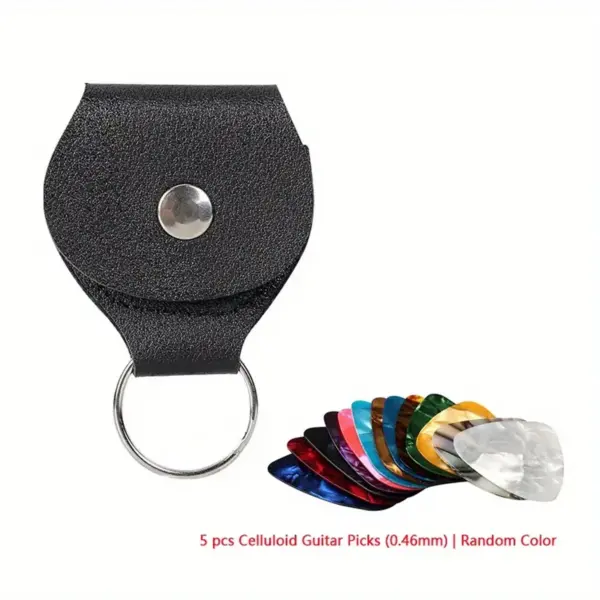 Guitar Pick Storage Bag with 5 Picks - Image 5