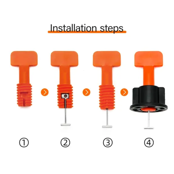 51Pcs Tile Leveling Clips Set for Installation - Image 4