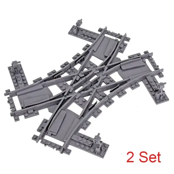 Flexible Building Block Train Tracks Set - Image 15