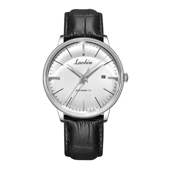 Mens Automatic Stainless Steel Mechanical Watch - Image 7