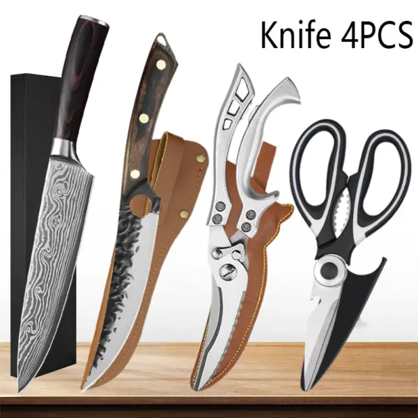 Professional Stainless Steel Chef Knife Set - Image 10