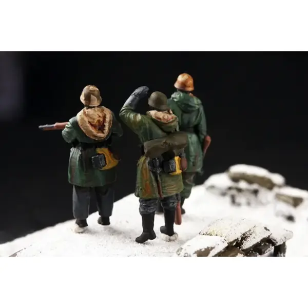 1/72 Scale German Winter Soldier Figurines Set - Image 2