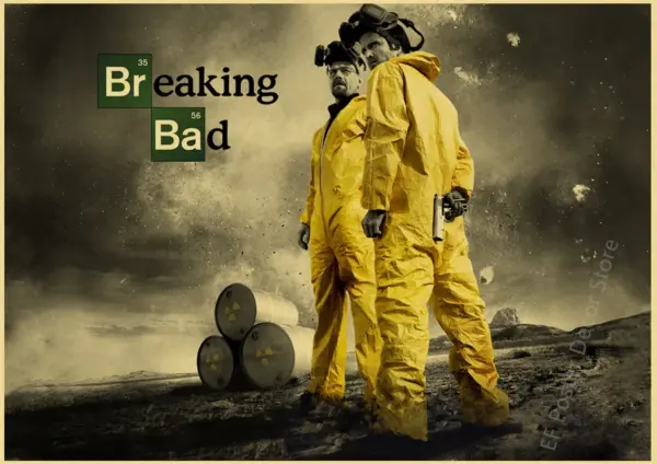 Breaking Bad Retro Canvas Wall Art Poster - Image 39