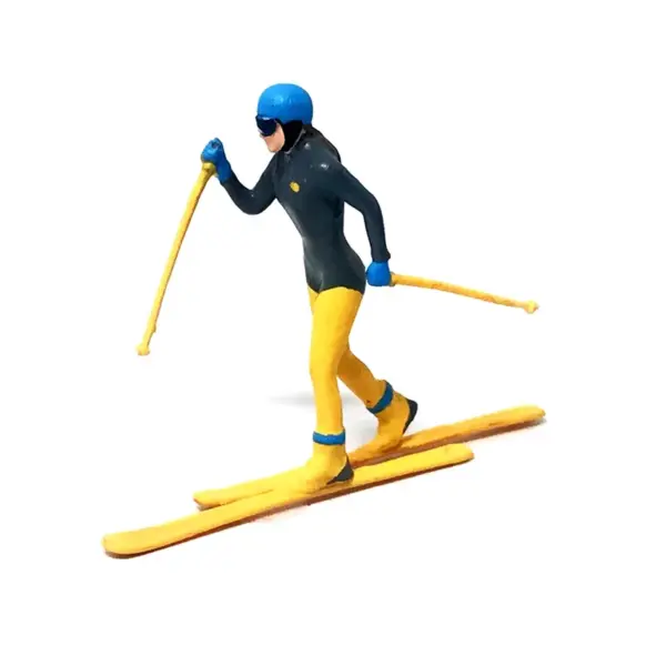 1:64 Scale Resin Winter Sports Miniature Set - Image 4