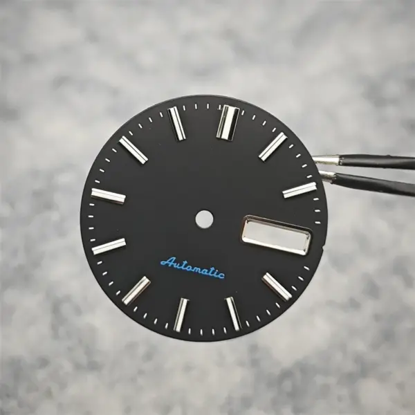 NH36A 28.5mm Green Luminous Watch Dial - Image 2