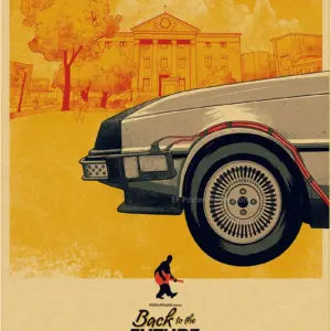 Vintage Back To The Future Movie Poster Print 88 Sa16487c3229b48e5bc1198a71ed6a7e6W 1