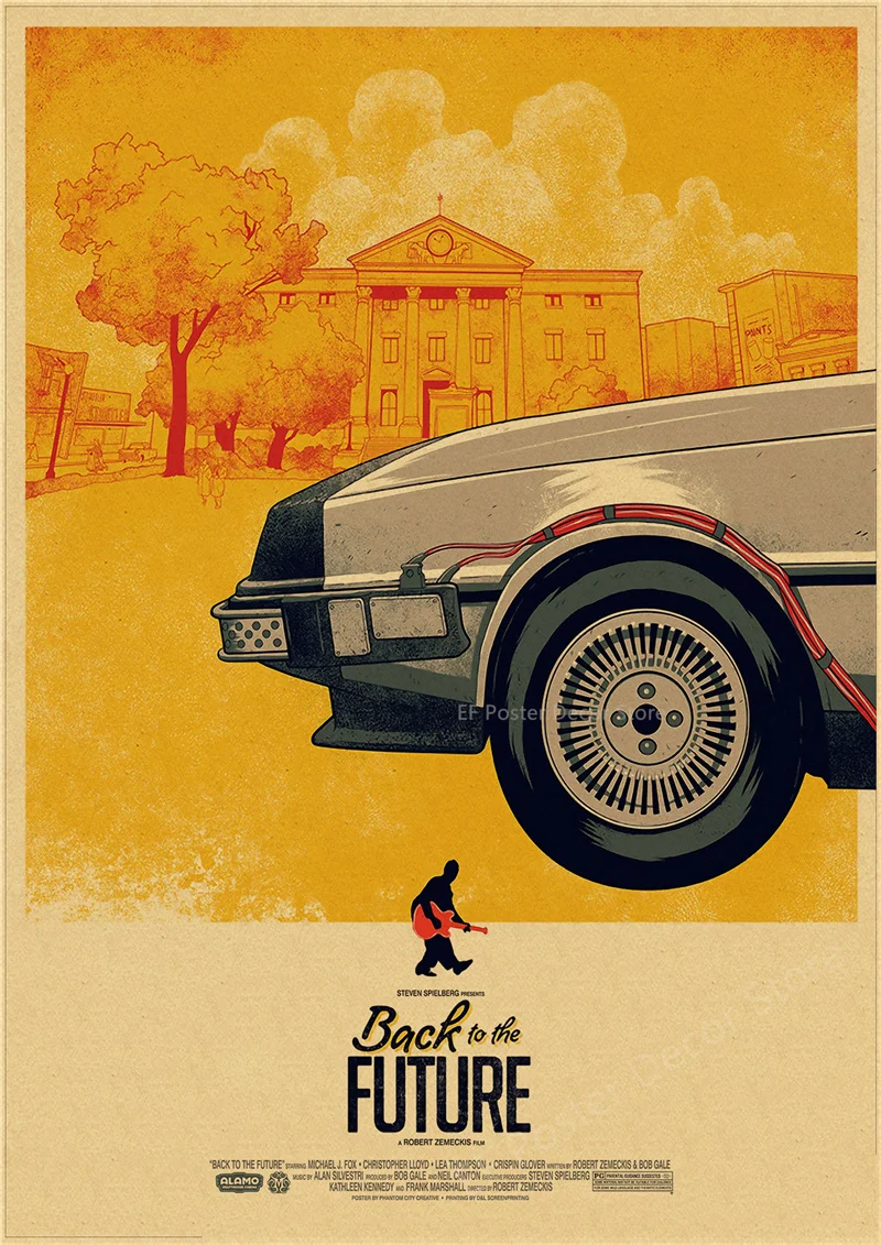 Vintage Back To The Future Movie Poster Print 40 Vintage Back To The Future Movie Poster Print - Image 40