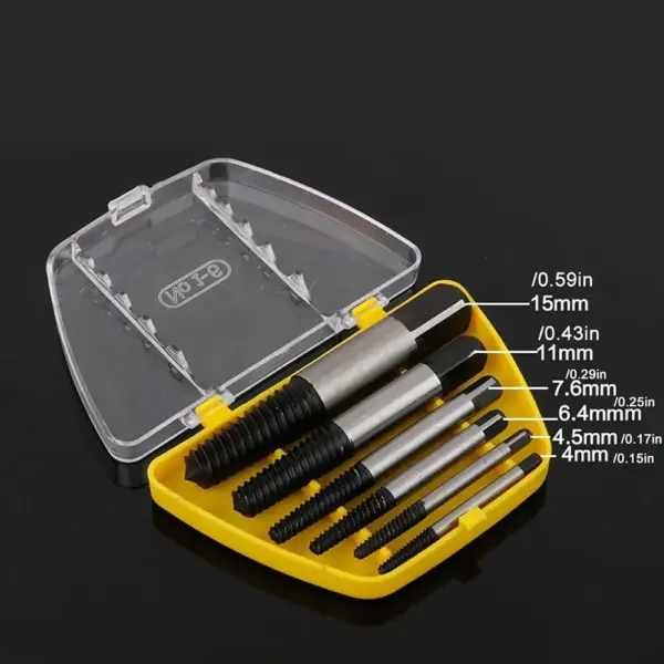 5/6Pcs Damaged Screw Extractor Set - Image 2